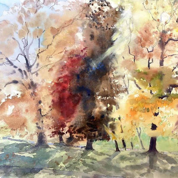 WORKSHOP: Letting Go & Being Bold with Landscape in Watercolour